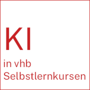 Coverbild zum Projekt "KI meets vhb" (Logo von KI vhb)