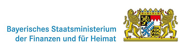 Logo des Bayerischen Staatsministeriums der Finanzen und für Heimat