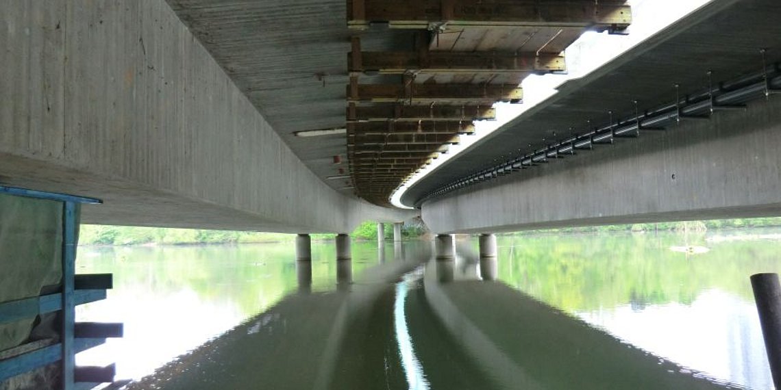 Untersicht der Brücke