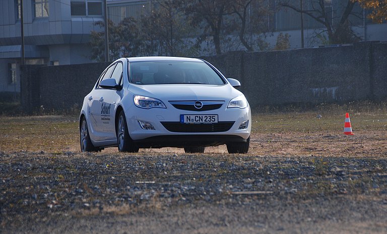 Testfahrzeug Opel Astra