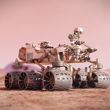 Hochleistungswerkstoffe für den Mars-Rover, Prof. Dr. Hannes Kühl, Foto: unlimit3D, adobe.stock.comFoto: unlimit3D, adobe.stock.com