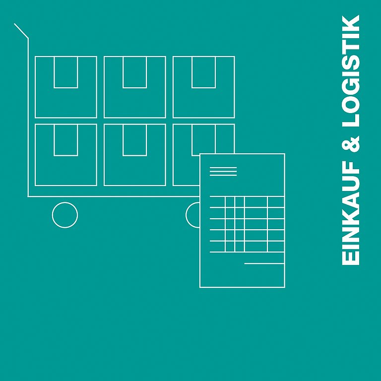 Logo zum Themenfeld "Einkauf und Logistik" der OPS