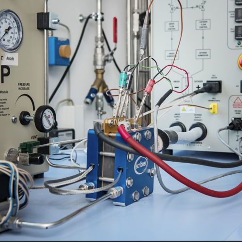 Coverbild zum Projekt "SMART-H2" (Bild zeigt Experimentaufbau)