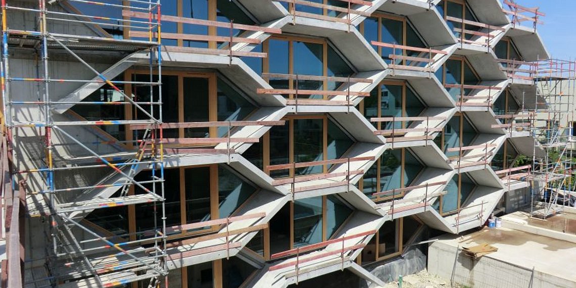 München Riem, Clusterwohnen Wabenhaus von Peter Haimerl