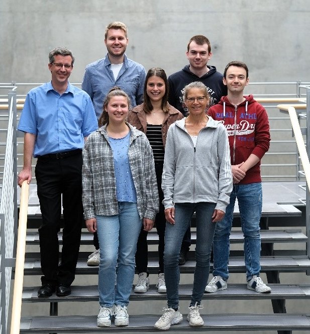 Team des Labors Anorganische Chemie 1 im Jahr 2024