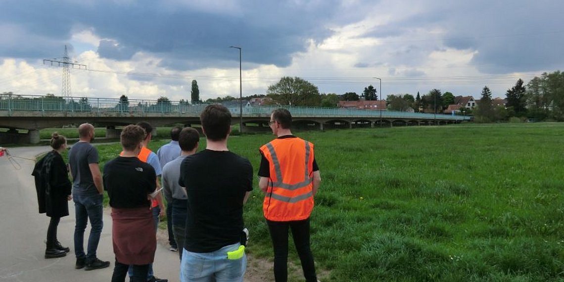 Regnitztalquerung Vach-Mannhof einzige hochwasserfreie Regnitz-Querung in dem Gebiet