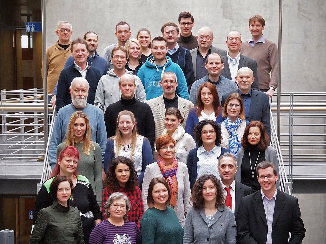 Group photo of the faculty Applied Chemistry