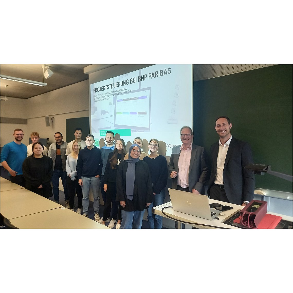 Gastvortrag zur Projektsteuerung bei BNP Paribas im Masterkurs von Prof ...