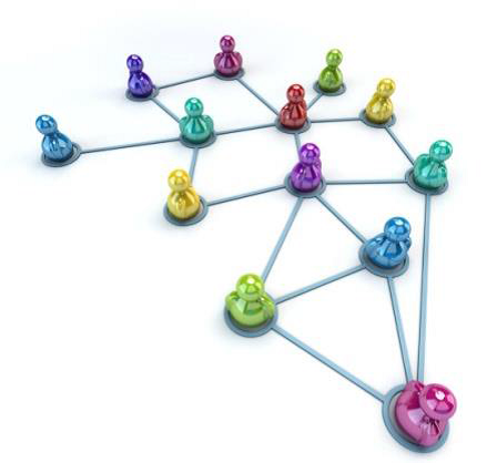 Grafische Darstellung eines Netzwerks