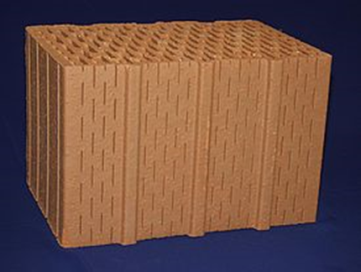 Bricks with slotted outer webs (Source: Ceramix AG, Nuremberg)