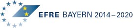 Logo für das Förderprogram EFRE Bayern 2014-2020
